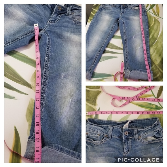 Cropped Distressed Jean's - Picture 8 of 8